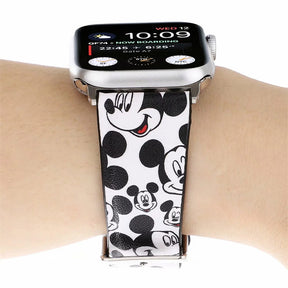 Cartoon Leather Watch Band for Apple Watch Series SE/6/5/4/3/2/1-H