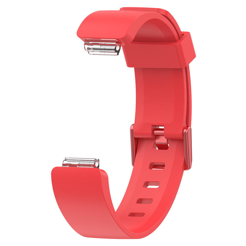 Soft Silicone Wristband Replacement Sports Watch Band For Fitbit Inspire/Inspire HR/ACE 2 -Watermelon Red
