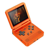 64Bit 3.0 in IPS Retro Flip Handheld Game Console Built in 1000+ Games-Orange