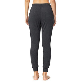 Womens Yoga Jogging Pants Cotton Casual Sports Pants-DarkGray