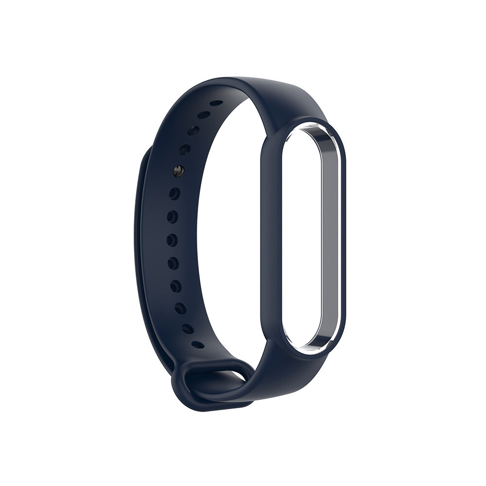 Xiaomi Band 5 Watch Bands Silicone Quick Release Strap Waterproof Replacement Wristband For Women-Midnight Blue