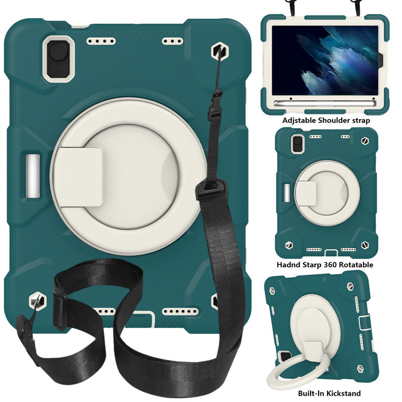 iPad Case For iPad Mini 6 with 360¡ãSwivel Stand-Blackish Green