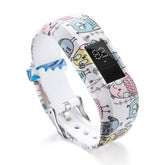 Compatible With Garmin Vivofit JR /Vivofit 3 Soft Silicone Colorful ReplacementWristbands-Color1