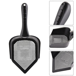 Litter Cleaner Corner Scoop-Black