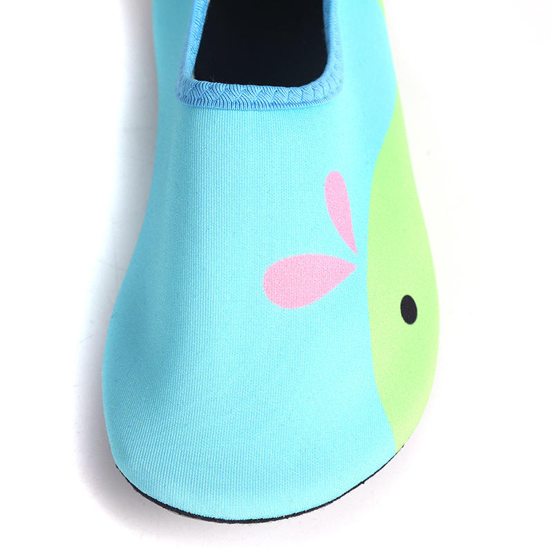 Baby Boys Girls Water Shoes Non-Slip Swim Shoes Barefoot Skin Aqua Socks for Beach-Green