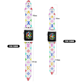 Fashion Painted Printing Silicone Watchband for Apple Watch SE & Series 6/5/4/3/2/1-B2