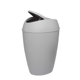 2.4 Gallon Plastic Trash Can with Swing - Gray