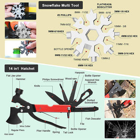 32 In 1 Camping Survival Gear And Equipment Kit-T1