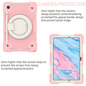 Tab A 8 X200/X205 Samsung Tablet Case with 360¡ãSwivel Stand-Cherry Blossom Powder