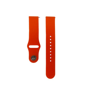 FKGJ 20MM Silicone Watch Bands Quick Release Strap Replacement Wristband For Samsung For Women-Orange