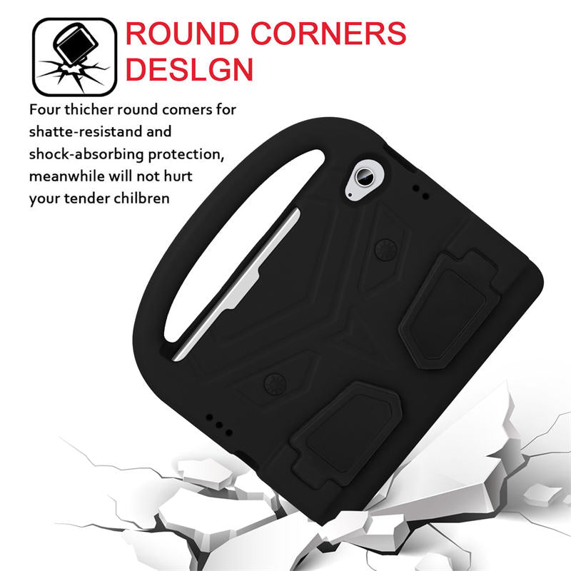 Sparrow iPad Case Kids Safe Shockproof Handle Stand Cover For Mini6-Black