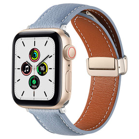 Apple Watch Strap Folding Buckle for iWatch Ultra Series 8 SE 7 6 5 4 3 2 1-SkyCloudBlue