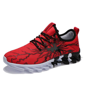 Mens Road Running Shoes Lightweight Sneakers for Men and Women-Red