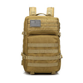 45L Military Tactical Backpacks for Camping Hiking-Khaki