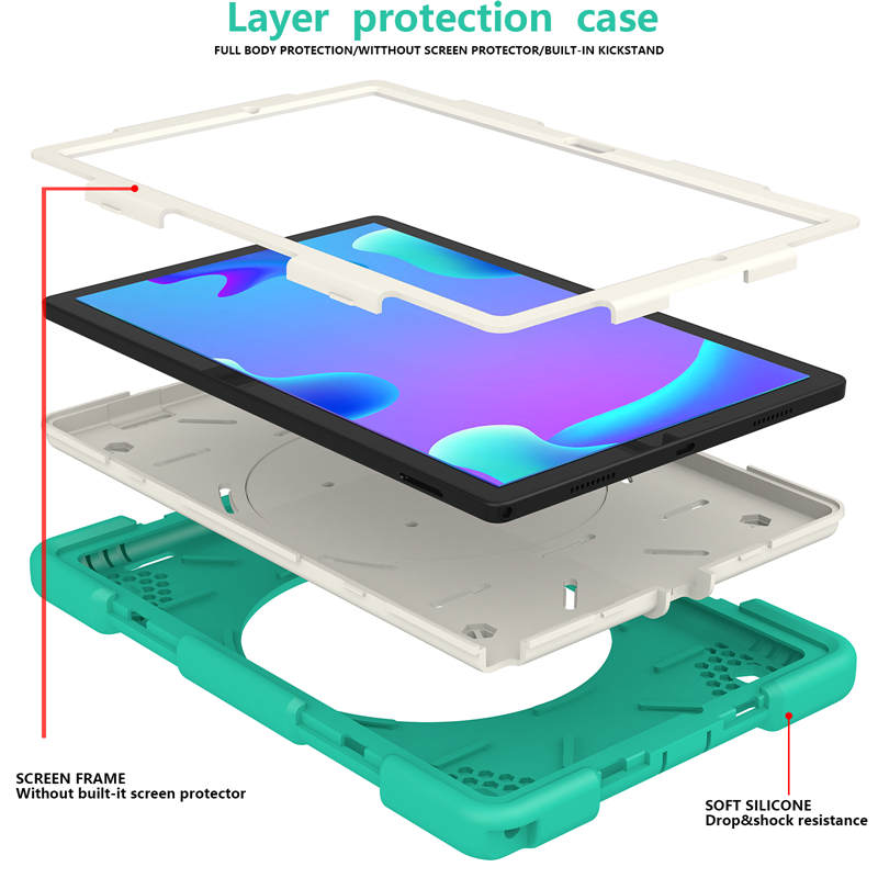 Tab A 8 X200/X205 Samsung Tablet Case with 360¡ãSwivel Stand-Mint Green