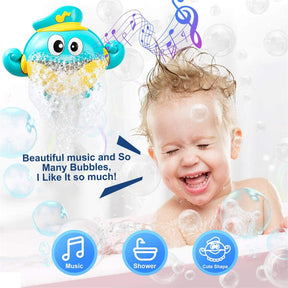 Bath Toy Octopus Bubble Maker Blower Machine for Toddlers Ages 18 Months and up