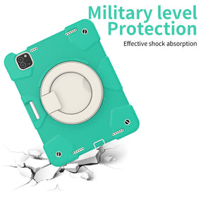 iPad Case For iPad Pro 11/Air 4 with 360¡ãSwivel Stand-Mint Green