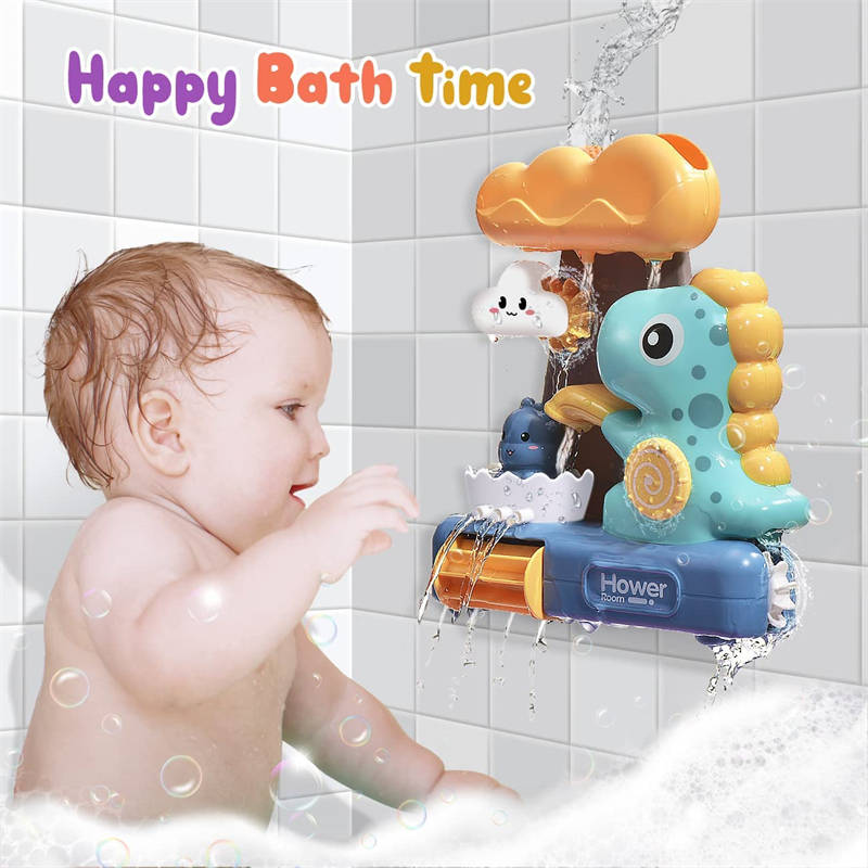 Baby Bath Toy Dinosaur Suction Cup Turn for 3 years old and above