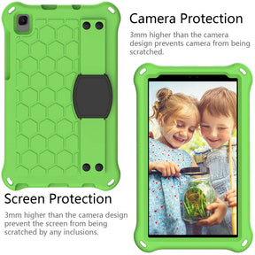 Hive Tablet Case For SamSung Tab A7 Lite 8.7(T220/T225) 2021/Tab A8 (P200/P225) 2019 Durable Stand Cover With Shoulder Strap-GreenBlack