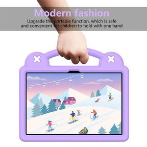 Strawberry Tablet Case with Handle Stand Full Protection Cover for Huawei MatePad T10s 10.1/ T10 9.7 Inch-LightPurple