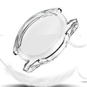 TPU Screen Protector Case For Huawei Watch GT2 42mm&46mm with HD Tempered Glass-Clean