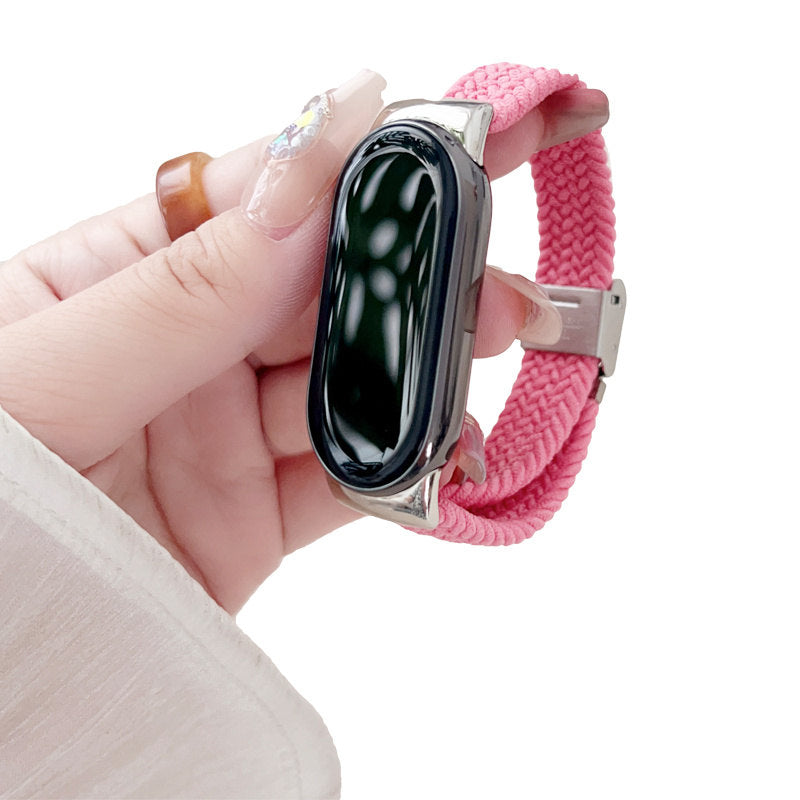Sports Strap with Adjustable Buckle Solo Loop Elastic Watchband for Mi8-1