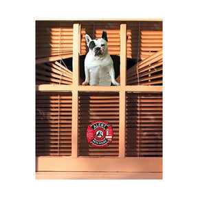 Pet Alert Stickers-Inside The Window Static Cling Window Decals 4 Pack Removable NO Adhesive