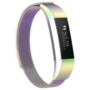 Magnetic Milanese Stainless Steel Strap  For Fitbit Alta/Alta HR Fashion Accessorie-Colorful