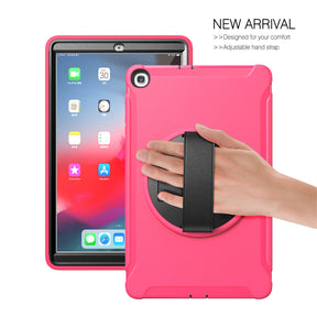 Spider Man 3-Layer Heavy Duty Tablet Case For Samsung Tab A 10.1 inch 2019 T510/T515-Rose Red