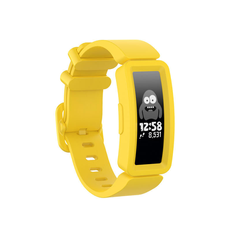 Silicone Watch Band For Fitbit Inspire/Inspire HR/ACE 2-Yellow