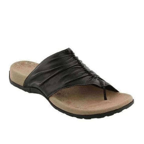 Womens Flip Flops Footwear Comfortable Summer Casual Sandals-Black