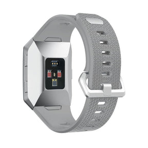 Soft Silicone Band For Fitbit Ionic Smart Watch Replacement Accessories-Light Grey