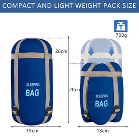 Ultra-Light Warm Sleeping Bag for Outdoor Camping-Dark Blue