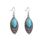 Turquoise Vintage Drop Dangle Earrings for Women-G