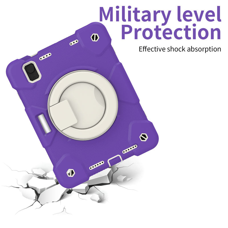 iPad Case For iPad Mini 6 with 360¡ãSwivel Stand-Catharanthus Roseus