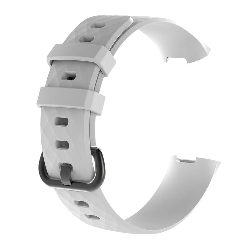 Watch Band For Fitbit Charge 3 Smart Watch Replacement Accessories-White
