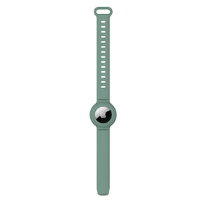 Apple Airtags Watch Strap Silicone Protective Sleeve-SageGreen