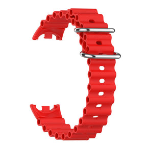 Ocean Loop Strap WaterProof Sport Replacement for Mi 8 Watch-Red