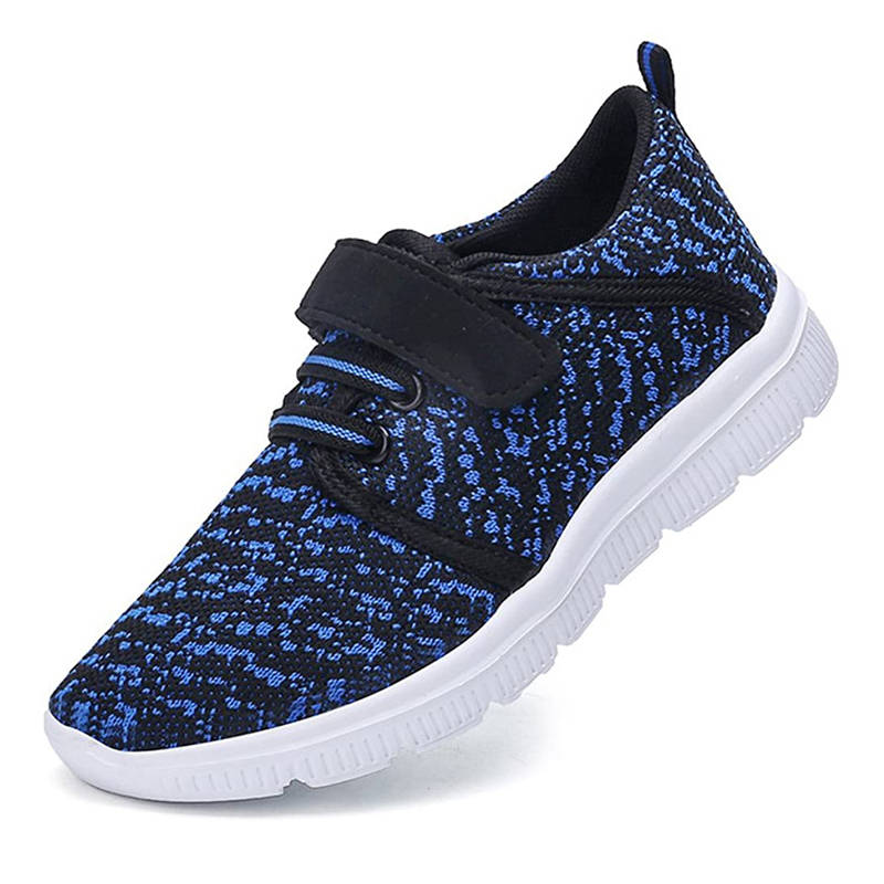 Kids Lightweight Breathable Running Sneakers Sport Casual Shoes for Boys Girls-Blue