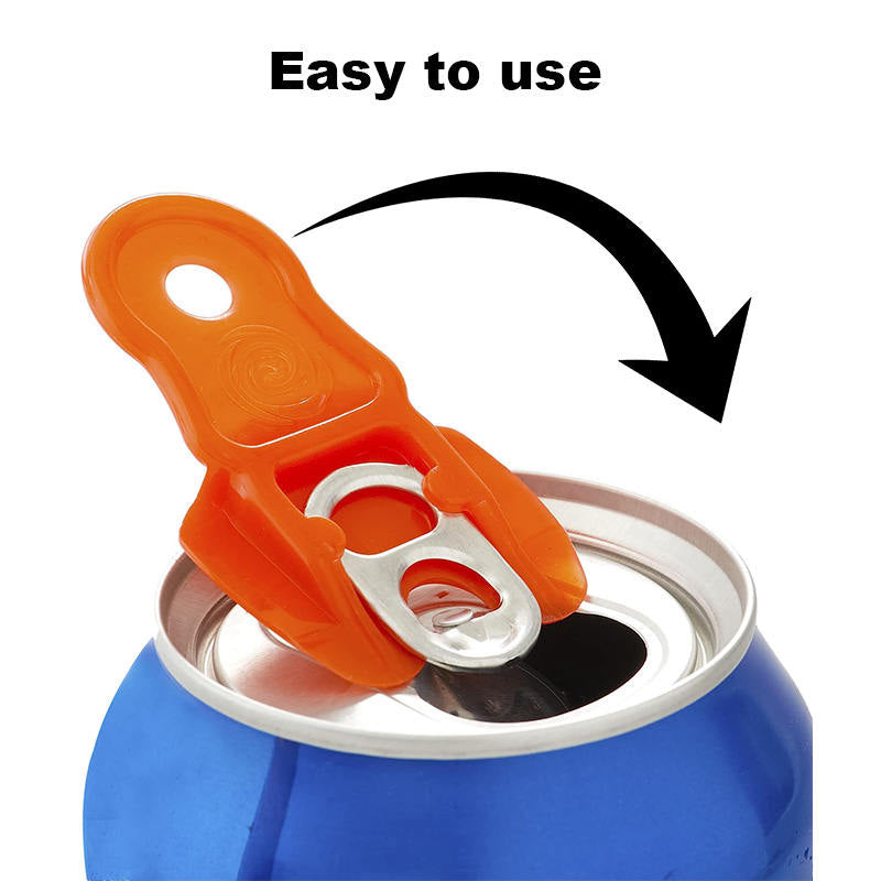 Pack of 6 portable Can Openers Drink Shield and Soda Protector for Family