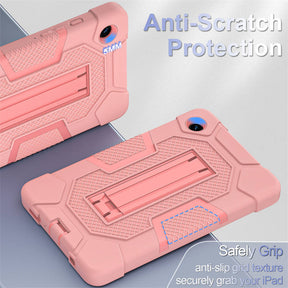 ShockProof Tablet Case with Stand for Samsung Galaxy A9 8.7 Inch-RoseGold