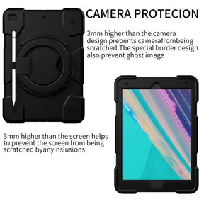 iPad Case For iPad 10.2 with 360¡ãSwivel Stand-Black