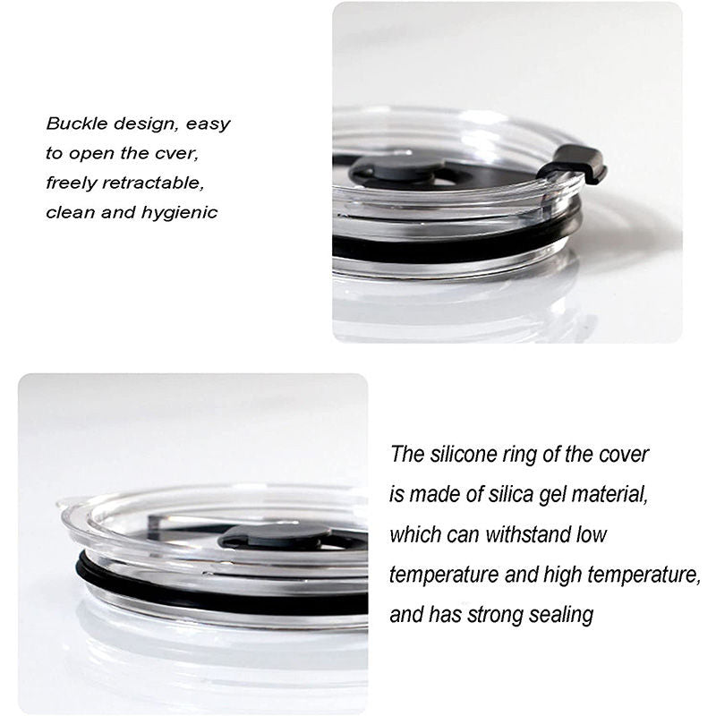 Pack of 2 Tumbler Lids Spillproof Replacement Lids for 20 oz BPA Free and Straw Friendly