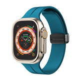 Magnetic Sports Band with Quick Release Soft Silicone for Apple Watch-7