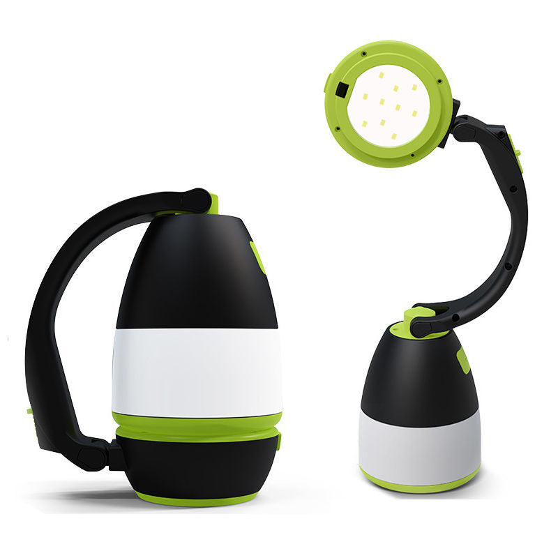 3 in 1 LED Camping Light Table Lamp Flashlight for Ourdoor Tent-Green