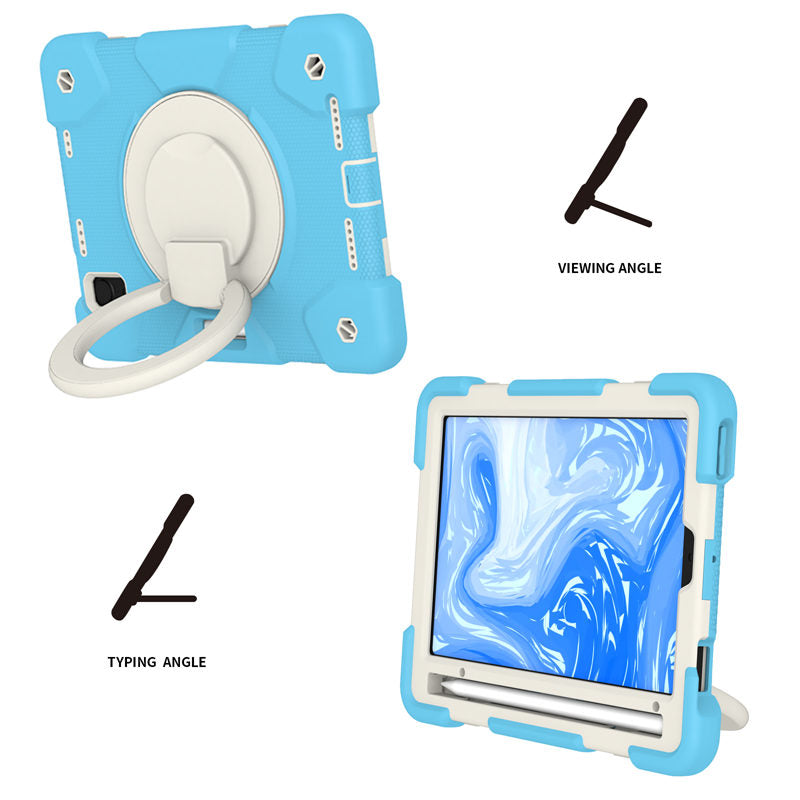 iPad Case For iPad Mini 6 with 360¡ãSwivel Stand-Sky Blue