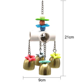 Bird Bells Toy with Sweet Sound for Pet Parrot Parakeet