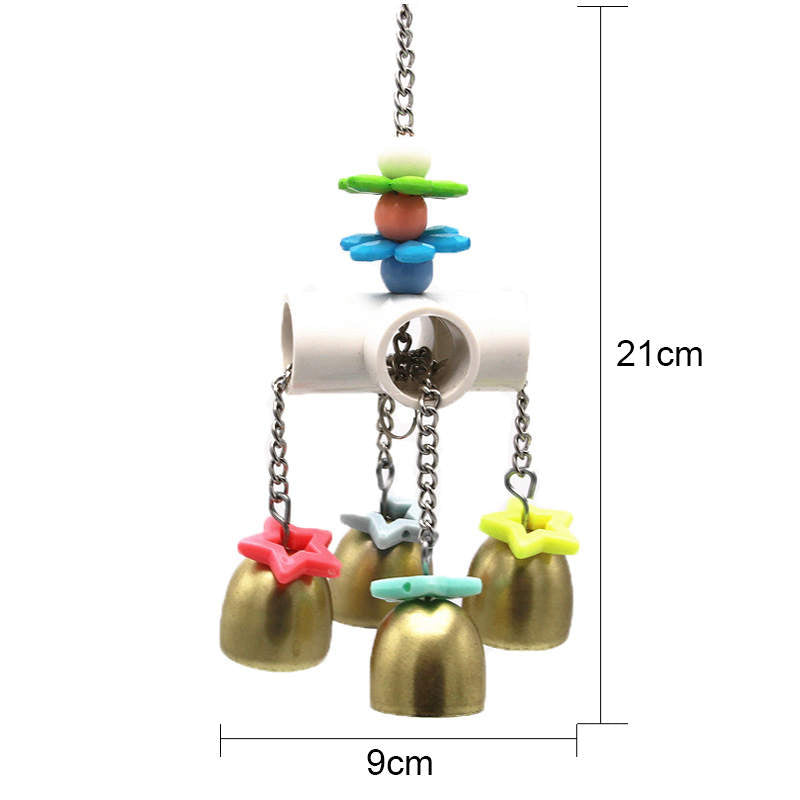 Bird Bells Toy with Sweet Sound for Pet Parrot Parakeet