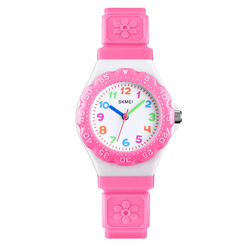 Girls Waterproof Quartz Watch Fashion Watch-Pink