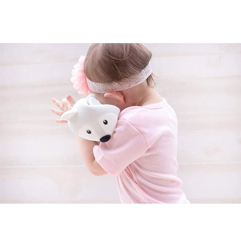 Hug Fox Kids Night Light Silicone LED Lamp Remote Operated USB Rechargeable Battery 9 Available Colors